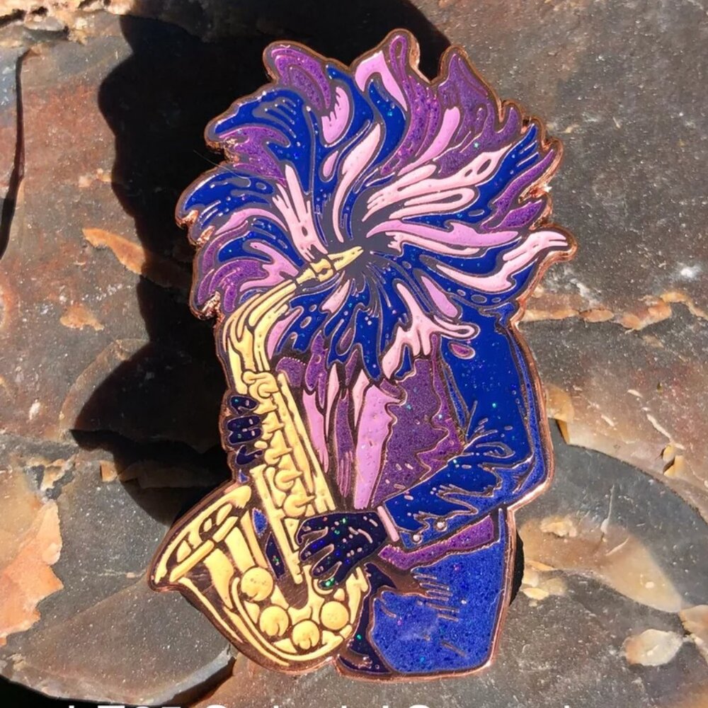 New Age Original Artwork - Pins - Swingin' Saxsorber